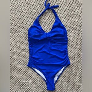 Halter one-piece swimsuit